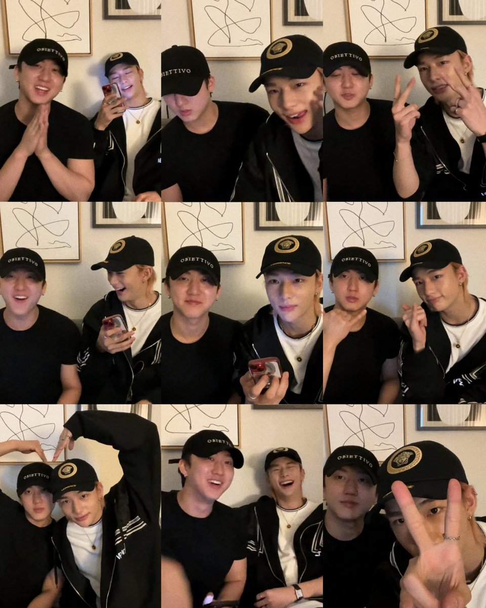 hyunjinpost's tweet photo. today's hyunjin and changbin <3 https://t.co/yWG1oVealy