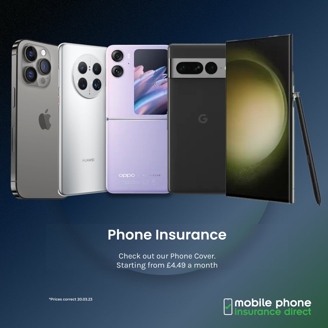 MPID_UK's tweet photo. Head to Mobile Phone Insurance Direct to protect your phone from accidental damage, loss and theft for only £4.49* a month. Get your quote today, link in bio.

#apple #iPhone #tech #insurance https://t.co/Eu56P1TQxN
