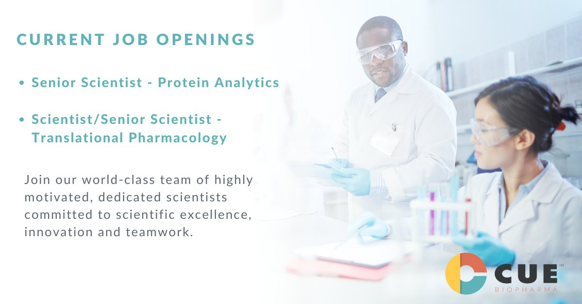 Cue Biopharma on Twitter "Check out our current openings for a Senior