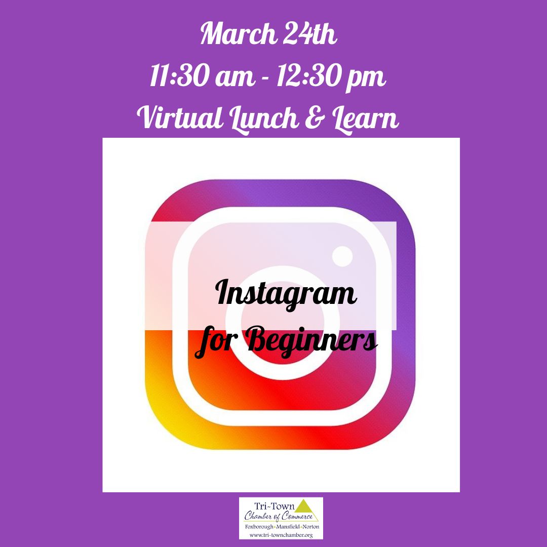 Join us on March 24th for Instagram for Beginners.  You can register here: tri-townchamber.org/events/details…