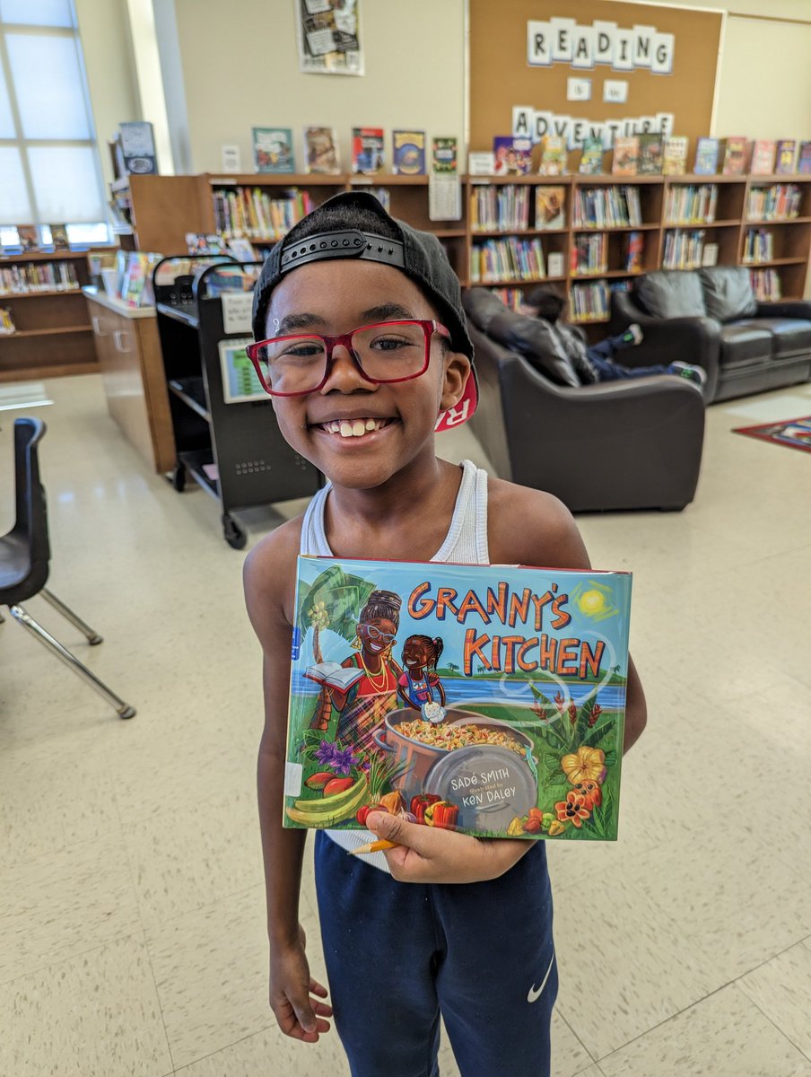 We love our <a href="/ForestofReading/">Forest of Reading</a> books! As we read "Granny's kitchen", K told us about all the tasty Jamaican food he  loves too. He can't wait to share this book with his family 🇯🇲 <a href="/JohnCampbellPS/">John Campbell PS</a>