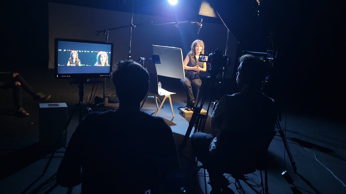 AthenaAktipis's tweet photo. Great to be back at the @asumixcenter, this time recording a series of short videos for @think4scot a small @asu about how we survive (and thrive) in the apocalypse. Spoiler alert: with cooperation. https://t.co/0JRTDqactt