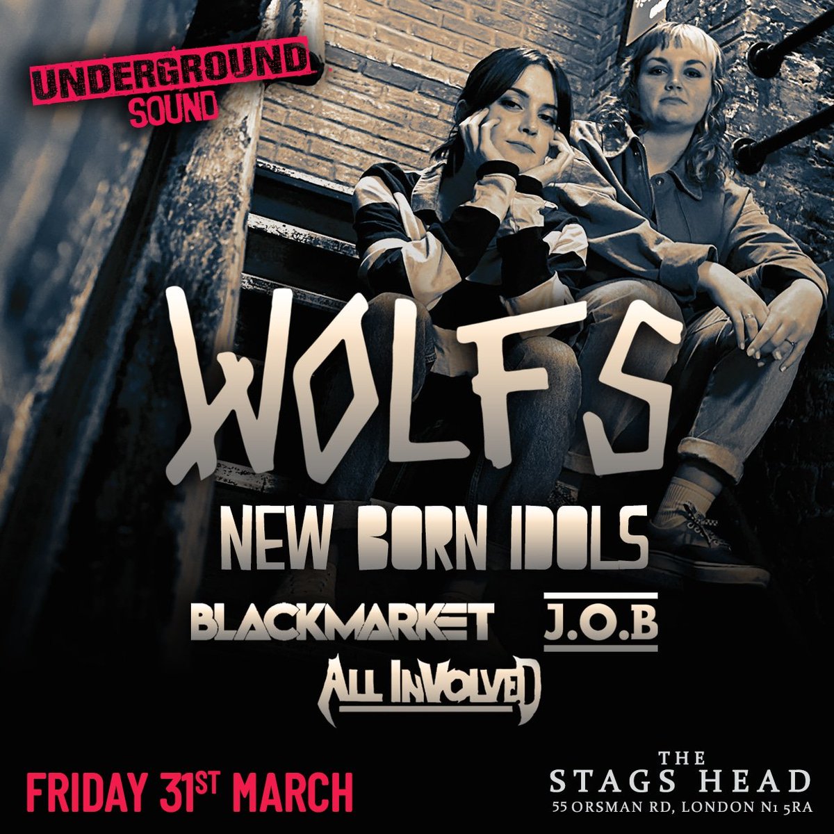 NBI_BAND's tweet photo. Come on you lovely sweet Idols, drop in and check us out and with these other great bands... #wolfs #blackmarket #allinvolved see you a week Friday in deepest Hoxton, London! https://t.co/si9hituJ2g