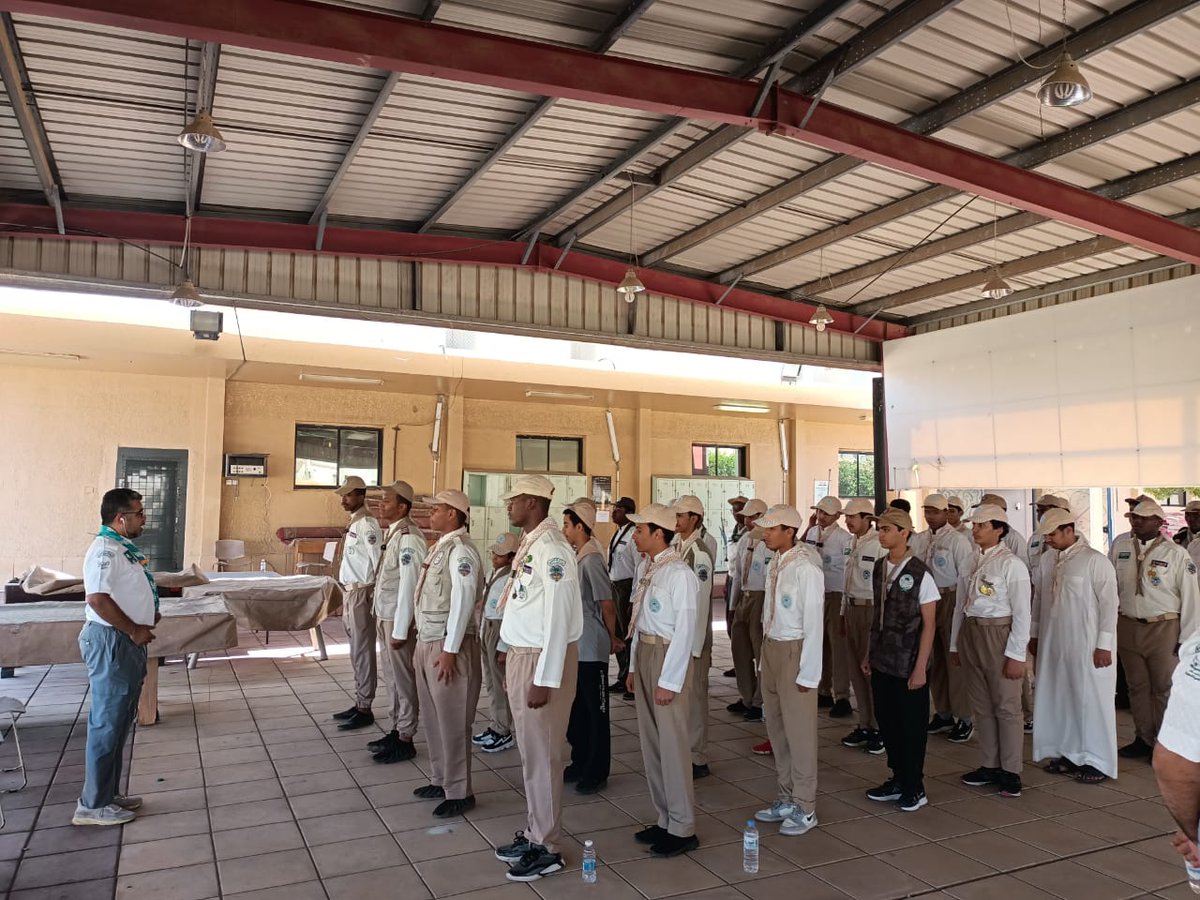 تم ولله الحمد اليوم الاثنين ٢٨ / ٨ / ١٤٤٤ تنفيذ برنامج معسكر لبيك الكشفي الاعدادي لخدمة المعتمرين نسأل الله ان يعيننا لخدمة ضيوف بيته الكريم .