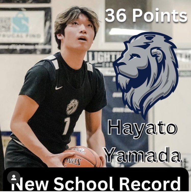HaytoYamada's tweet photo. @ExpoRecruits Hayato Yamada 
PPG 20.0
REB 7.0
AST 5.0
DEFL 5.0
Holding 3 school record (assistant, points,steals) https://t.co/AnaONeEKaW