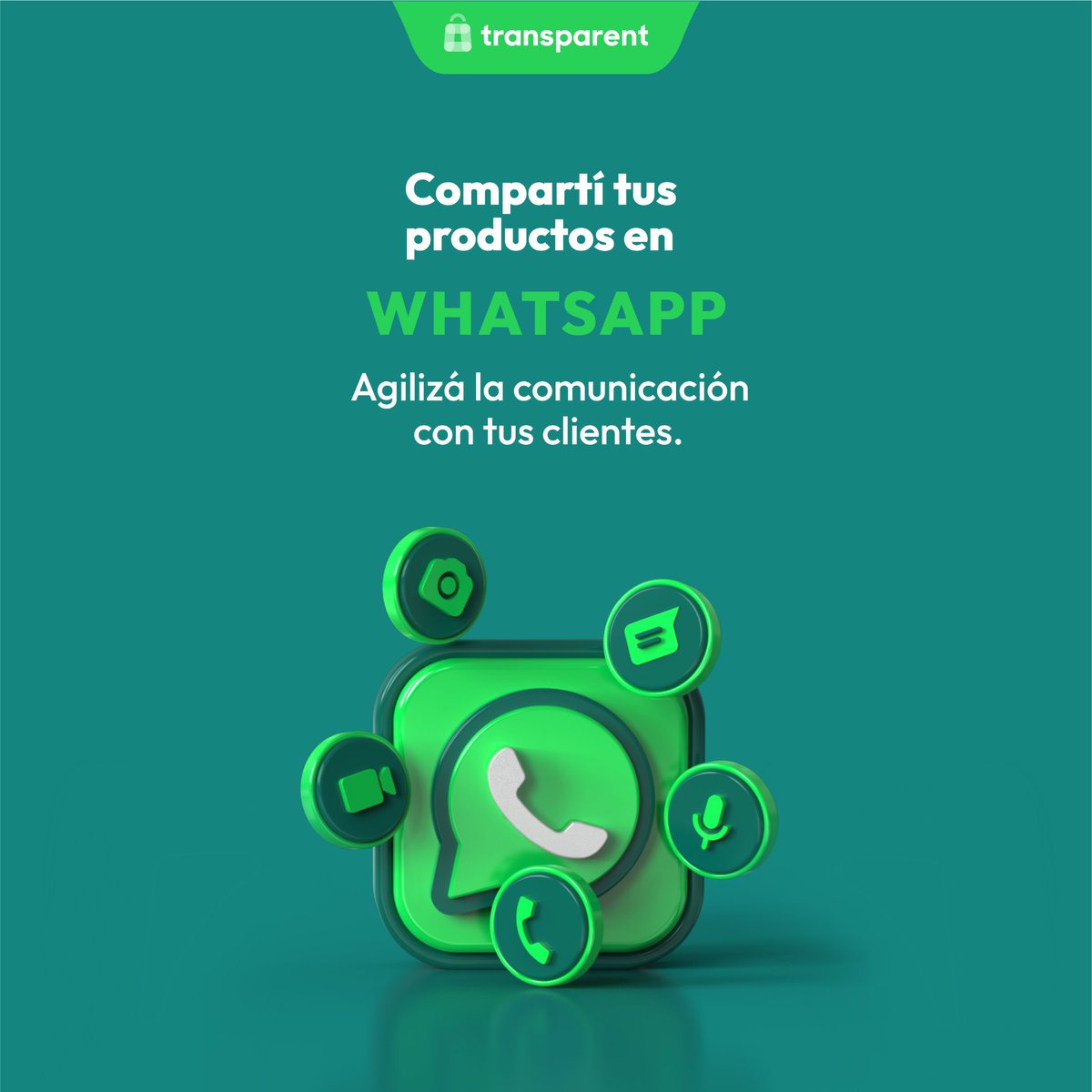 transparent_web's tweet photo. Hacemos más fácil tu tarea diaria de asesorar a tus clientes. Desde tu ecommerce podés compartir por WhatsApp ese producto por el cual te están consultando 📲 

#ecommerce #tiendaonline #paginaweb #ventaonline #negocionline #web #seller #dealer #ventas #tecnologia #whatsapp https://t.co/IUHiVrf7gN