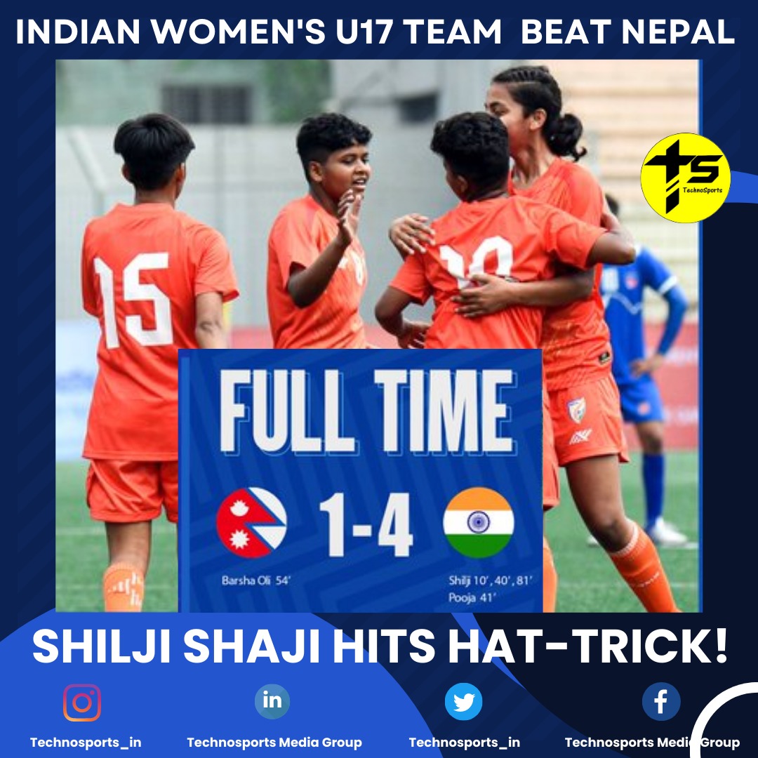 Indian women's U17  team beat nepal! ⚡

Get more updates only on @technosports_in

#indianfootball #indianfootballteam #indianfootballfans #inquilabeindianfootball #indianfootballers #indianfootballer #supportindianfootball #indianfootballplayer #indianfootballteamcaptain