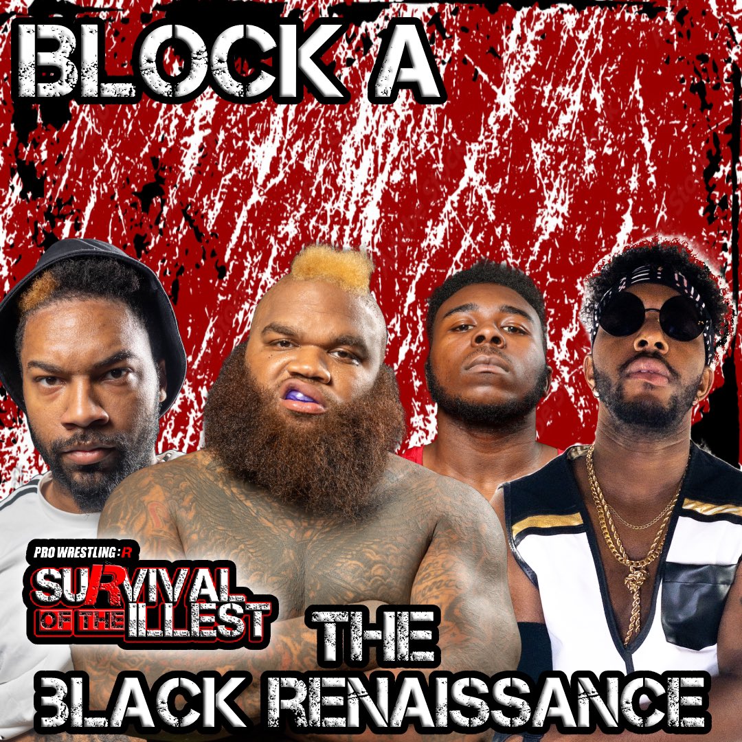ProWrestlingR1's tweet photo. So, now just 4 teams remain in #SurvivalOfTheIllest.
Who will become the FIRST EVER @ProWrestlingR1 Tag Team Champions
@BobbyBuffetMFPW #HotStuffJalapeño @IncThrone @Strongestunder6 @Tulpa88 or @blkren_pw https://t.co/IjuE1B3MYt