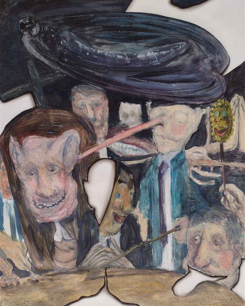 Partia.

126,5/98,5 cm
Oil on canvas. 2022

 #paintingminis #paintingartgallery #blackhole #muraldesign  #muralfestival #paintingstudio #speedoflight #northkoreanews  #northkoreanfood #paintingforsale  #paintingwithatwist #kunst #canvasv #contemporaryartist #eventhorizon #nft