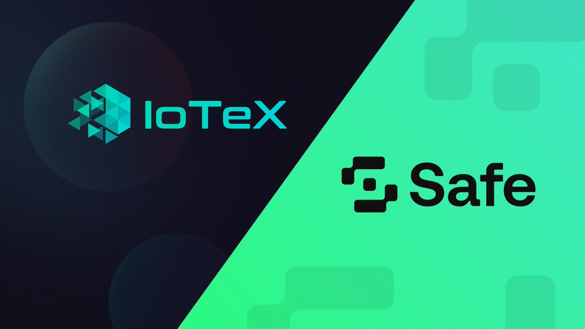 The most trusted EVM multi-sig wallet <a href="/safe/">Safe.eth</a> is integrating with IoTeX, in collaboration with our partner <a href="/protofire/">Protofire | Token Utility Engineering</a>.

Read the full announcement: bit.ly/3YY3Xa3

Safe provides users enhanced security and control over their digital assets. 🔐⛓️