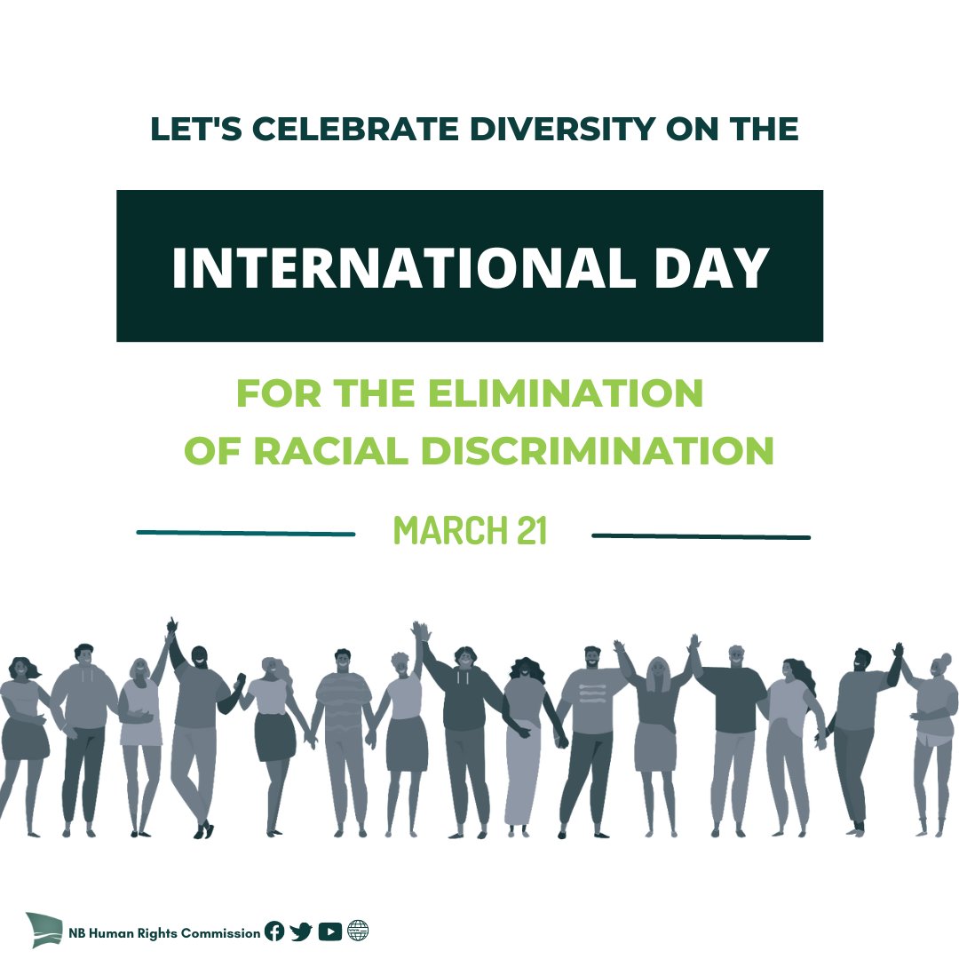 Today is #IDERD2023, which provides us an opportunity to reflect on the experiences of racialized communities in our province. Let’s work together to ensure that all NBers enjoy respect, dignity, and equitable access to contribute and thrive in our communities.