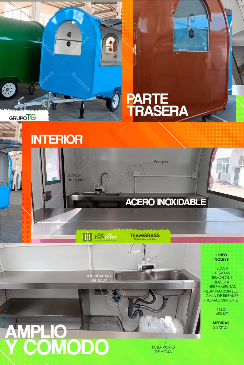 CespedTeamGrass's tweet photo. SE VENDEN #FOODTRUCK mas información WhatsApp 0989246584 https://t.co/0wRKQNY0sJ