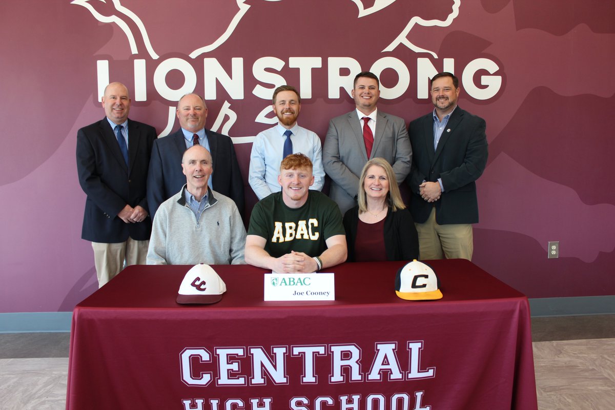 Central High School senior Joe Cooney signed his letter of intent to play baseball for Abraham Baldwin Agriculture College in Tifton, Georgia. He plans to study business administration. Joe is the son of Sherry and Mike Cooney of Carrollton.

#lionstrong #24strong #thecitymenus