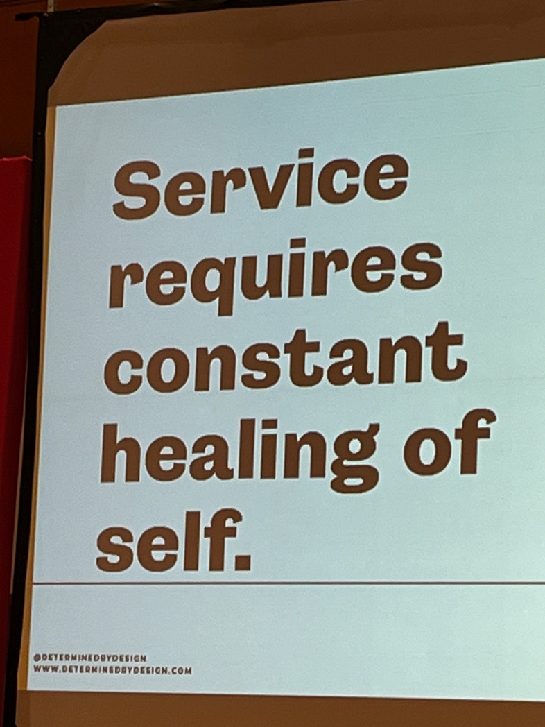 Today at <a href="/OUIQC/">OU IQC</a> #IQCconf:
Design is in service to people. Listen to them. Steal good ideas from children. Learn the stories of a place. Don’t ask what they want then never do it.