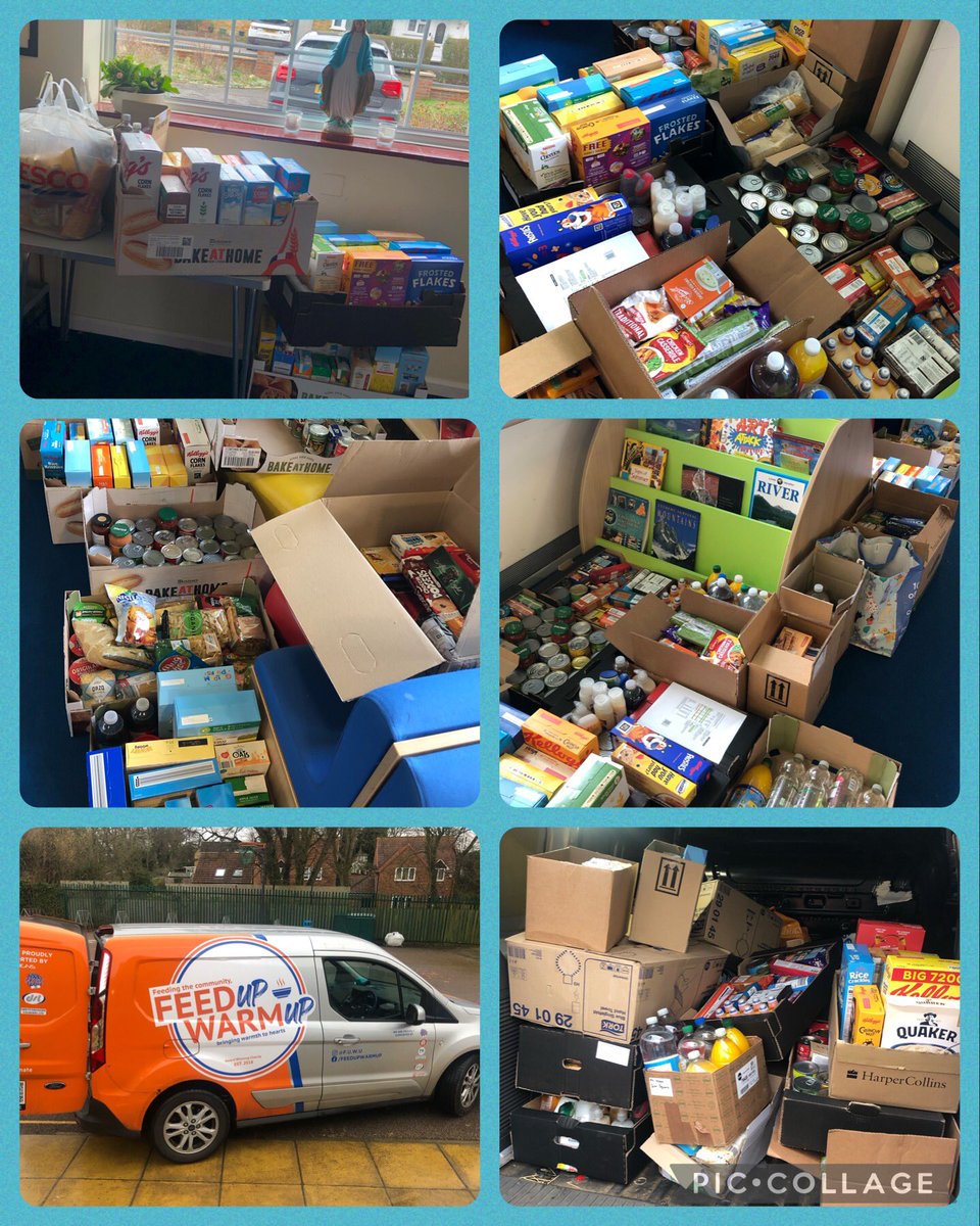 StMargaretClitherow ❤️🌈❤️ (@stmclitherow) on Twitter photo Heartfelt thank you for your generous donations last week for our Lent Giving Week. Boxes were delivered to St. Hilda’s food bank this morning and <a href="/feedupwarmup/">Feed Up Warm Up</a> came to collect a van full after school today! Wow! 💜💜💜 <a href="/CaritasFood/">CaritasFood</a> @Caritas_love <a href="/CaritasWestm/">Caritas Westminster</a> Heartfelt thank you for your generous donations last week for our Lent Giving Week. Boxes were delivered to St. Hilda’s food bank this morning and <a href="/feedupwarmup/">Feed Up Warm Up</a> came to collect a van full after school today! Wow! 💜💜💜 <a href="/CaritasFood/">CaritasFood</a> @Caritas_love <a href="/CaritasWestm/">Caritas Westminster</a>