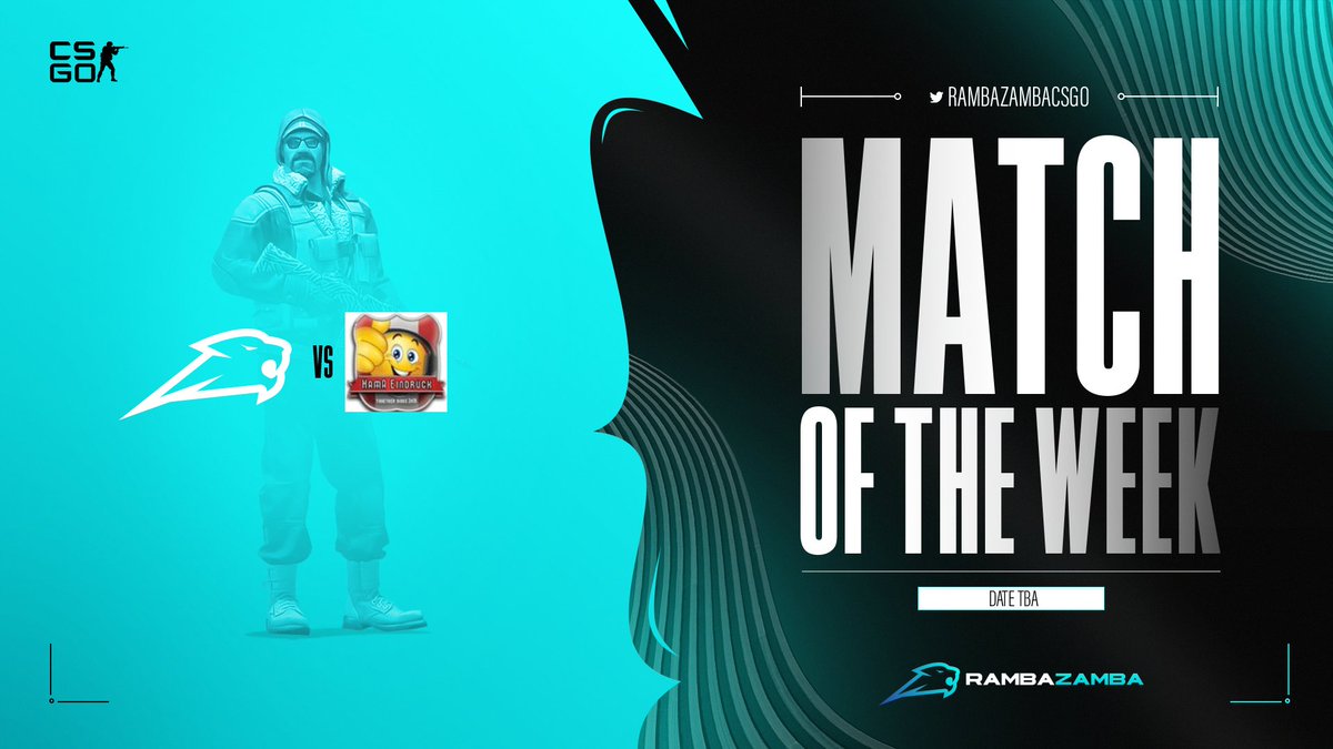 ⚪️🔵 Das Match der Woche! 🔥

Diese rächen wir uns für #TobangaNö 😼

🌎#ESLMeisterschaft <a href="/99DAMAGEde/">99Damage</a> <a href="/ESLCS/">ESL Counter-Strike</a> 
🆚 #HamaEindruck
📅 TBA
📺 any casters?

#HomeoftheBeast #DefwinHuntersHunters