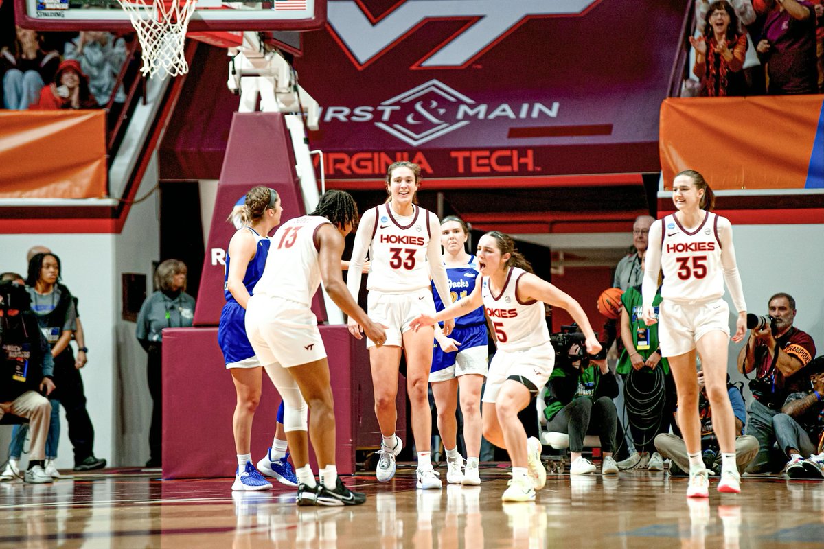 HUGE congratulations to the Virginia Tech women’s basketball team on making the Sweet Sixteen, for the second time in program history! First & Main is an official sponsor of VT athletics, and we are so excited to see what this amazing team will do next! Go Hokies! @hokiesports