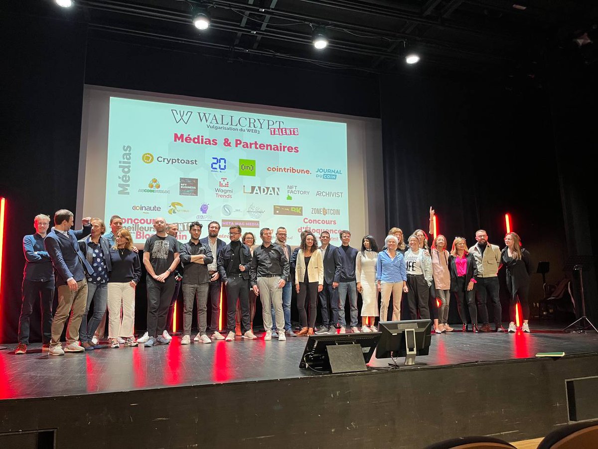 Artorus (@artorus_nft) on Twitter photo Le concours d'Eloquence du #Web3 organisé par <a href="/WallCrypt/">Wallcrypt</a> s'est déroulé vendredi à #Paris, pour clôturer le salon <a href="/Web3Virtuality/">Virtuality Web3 Summit</a>.
Nous sommes ravis d'annoncer que le gagnant est notre CEO, <a href="/TokenToMe/">edit profil</a>.
#Web3pitchcontest #nft #eloquence #contest #concours #artorus #token Le concours d'Eloquence du #Web3 organisé par <a href="/WallCrypt/">Wallcrypt</a> s'est déroulé vendredi à #Paris, pour clôturer le salon <a href="/Web3Virtuality/">Virtuality Web3 Summit</a>.
Nous sommes ravis d'annoncer que le gagnant est notre CEO, <a href="/TokenToMe/">edit profil</a>.
#Web3pitchcontest #nft #eloquence #contest #concours #artorus #token