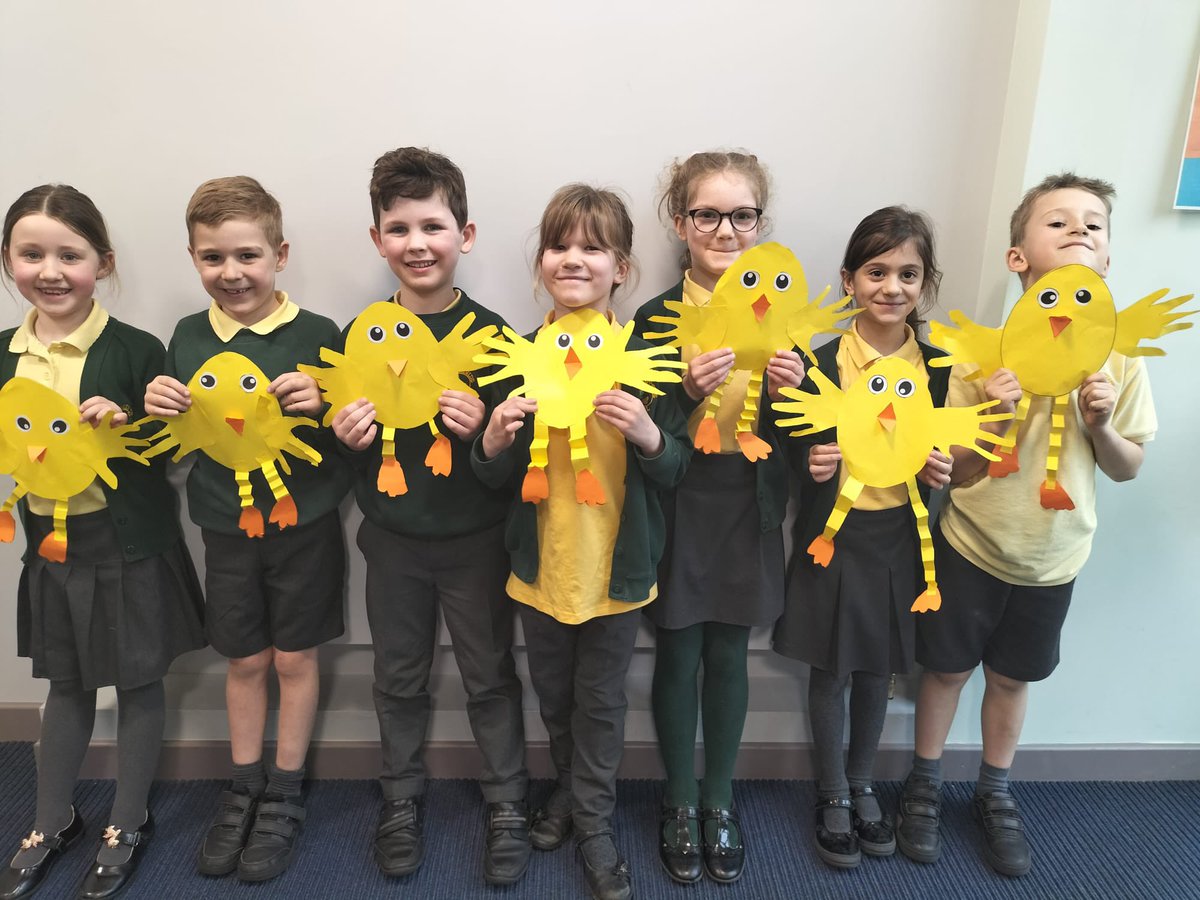 BrightsideSch's tweet photo. Arts and crafts club making spring chickens https://t.co/7zVBc2YQna