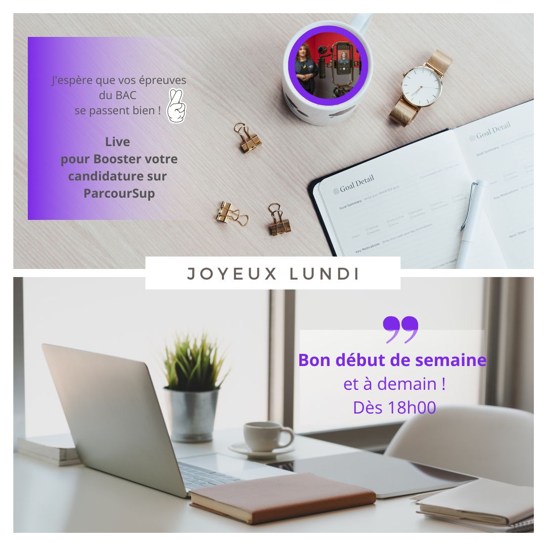 ExperteMetiers's tweet photo. Nous pensons aux #lycéens et à vos épreuves du #BAC. C'est certain, ça va le faire. On vous dit : "merde" 🤞
📢Pour info : Booster vos candidatures sur #Parcoursup après avoir trouver votre voie #professionnelle
Un #live pour vous #accompagner -->Tel est notre #BUT à l'#IUT2 😉 https://t.co/uiQUIkQmJW