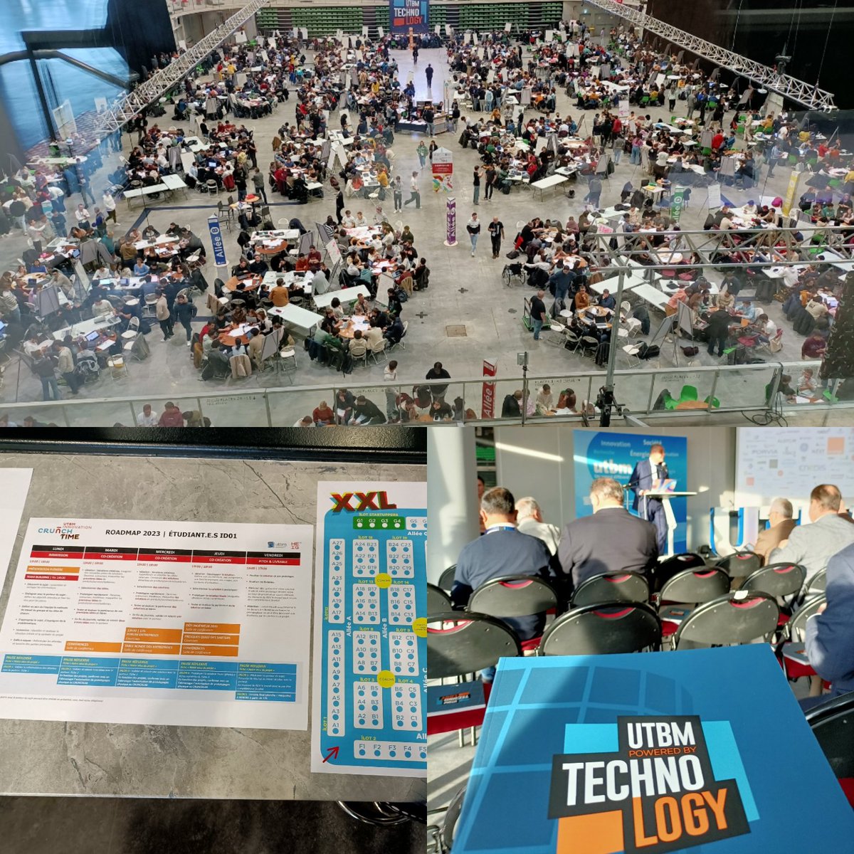phil_rouiller's tweet photo. Lancement du #CrunchTime à Montbéliard où plusieurs centaines d'étudiants ingénieurs de l'@utbm_fr innovent autour de 140 défis technologiques...
Une véritable ruche créative et humaine pour 5 jours d'ideations 👍🏻 https://t.co/dFGYrVg4Wl