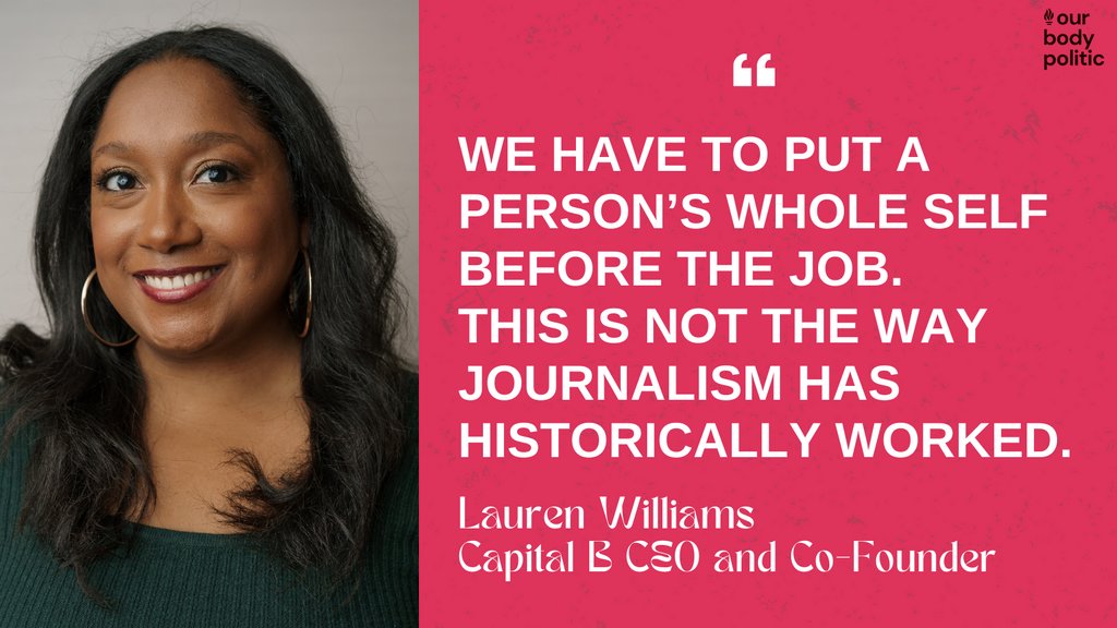 Black female leaders are building the media's future. 

CEO and co-founder @laurenwilliams built @CapitalBNews from the ground up — to create the kind of newsroom that allows journalists to bring their full selves to work.

Hear more in our latest episode: pod.link/1533069868