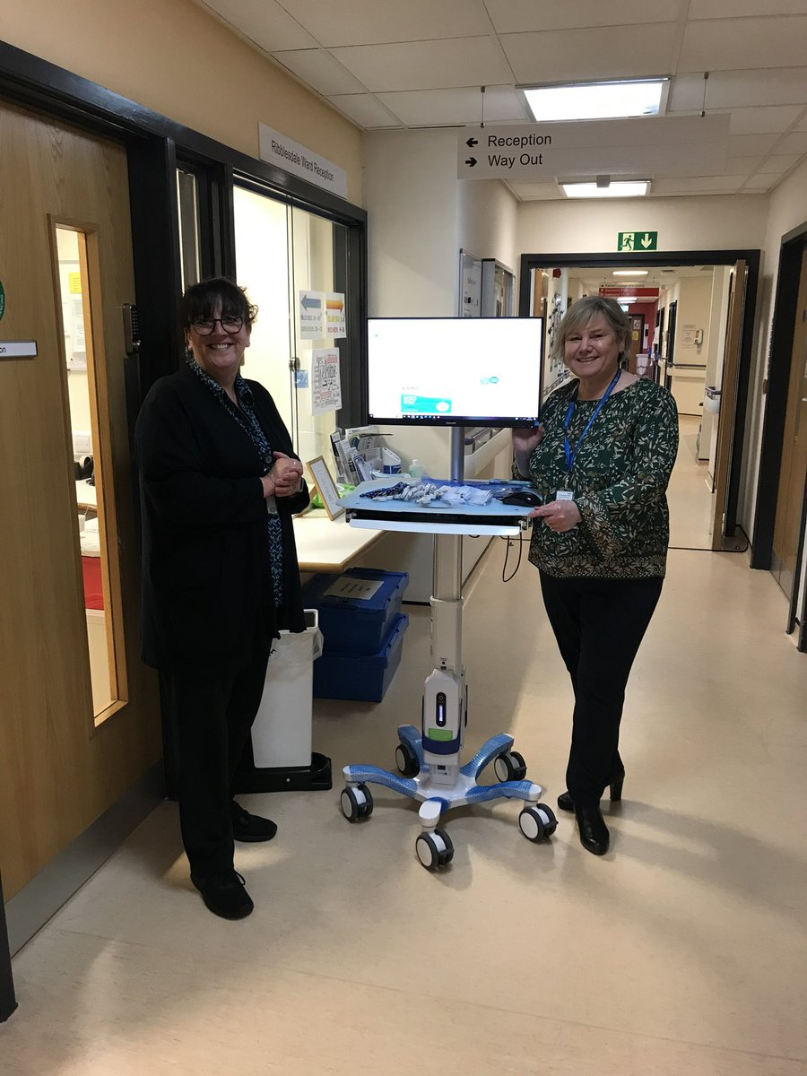 Cicdivision's tweet photo. Thanks to our Community Ward staff for their input and feedback at Clitheroe and Pendle Community Hospitals today in preparation for ePR launch on 16 June! #GoLive #87DaysToGo #CICCernerLearners @ELHT_NHS @elht @_eLancs @ELHT_QI https://t.co/0apCjRX2VI