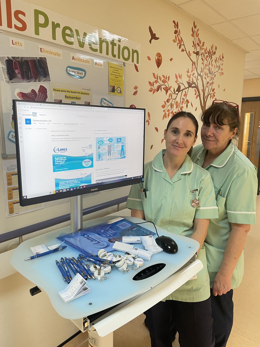 Cicdivision's tweet photo. Thanks to our Community Ward staff for their input and feedback at Clitheroe and Pendle Community Hospitals today in preparation for ePR launch on 16 June! #GoLive #87DaysToGo #CICCernerLearners @ELHT_NHS @elht @_eLancs @ELHT_QI https://t.co/0apCjRX2VI