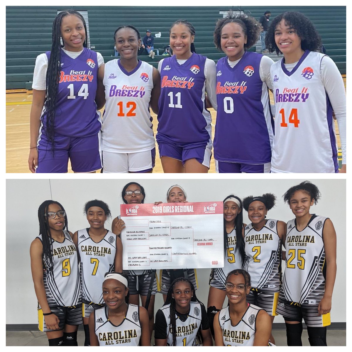 Carolina All-Stars Girls Basketball (@carolinallstars) on Twitter photo Class of 2023 Carolina All-Stars ballin’ together since 8th Gr. Special ‘19 & now in ‘23! Played in <a href="/4BBClassic/">#4BB Classic</a>. D1 WBB next (l to r)
<a href="/KEYYUH1/">Key</a>
<a href="/Howard_WBB/">HowardWBB</a>
<a href="/SamyhaSuffren_/">Samyha Suffren</a>
<a href="/HokiesWBB/">Virginia Tech Women's Basketball</a>
<a href="/KylahSilver/">Kylah Silver</a>
@UNCWwomenshoops
<a href="/MayaRob2023/">Maya Robinson</a>
<a href="/CSUBucsWBB/">Charleston Southern Women’s Basketball</a>
<a href="/_JoelleDavis/">Joelle Davis</a> GAME MVP
<a href="/GWU_WBK/">Gardner-Webb Women’s Basketball</a> Class of 2023 Carolina All-Stars ballin’ together since 8th Gr. Special ‘19 & now in ‘23! Played in <a href="/4BBClassic/">#4BB Classic</a>. D1 WBB next (l to r)
<a href="/KEYYUH1/">Key</a>
<a href="/Howard_WBB/">HowardWBB</a>
<a href="/SamyhaSuffren_/">Samyha Suffren</a>
<a href="/HokiesWBB/">Virginia Tech Women's Basketball</a>
<a href="/KylahSilver/">Kylah Silver</a>
@UNCWwomenshoops
<a href="/MayaRob2023/">Maya Robinson</a>
<a href="/CSUBucsWBB/">Charleston Southern Women’s Basketball</a>
<a href="/_JoelleDavis/">Joelle Davis</a> GAME MVP
<a href="/GWU_WBK/">Gardner-Webb Women’s Basketball</a>