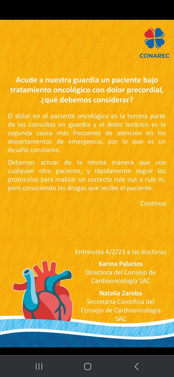 CONAREC_ORG's tweet photo. Segunda pregunta que les hicimos a las Doctoras Palacios y Zareba, miembros del Consejo de Cardiooncologia SAC.
#cardioonco #cardiooncologia #CONAREC #flashcards #oncologia https://t.co/sbq3a7Ab3L