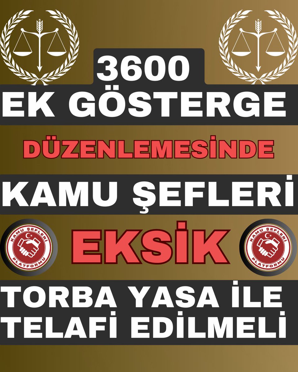 KamuSefleri's tweet photo. Yönetici #KamuŞefleri Haklı 3600 Ek Gösterge Hakları.
@RTErdogan @fuatoktay @BY @NumanKurtulmus @vedatbilgn @Mustafa_Destici @mustafaelitas @turanbulent @yilmaztunc @AvOzlemZengin @celebimehmeta @bakisimsekmhp @oznurcalik @drbetulsayan @omerrcelik https://t.co/QAwbvTBarP