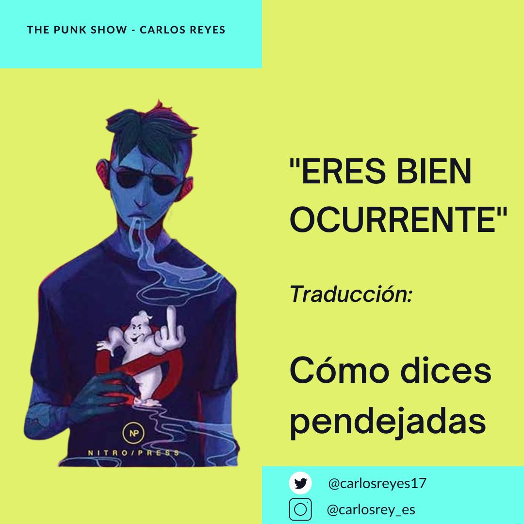 carlosreyes17's tweet photo. #ThePunkShow #ElGranCojones https://t.co/V2ZamCU704