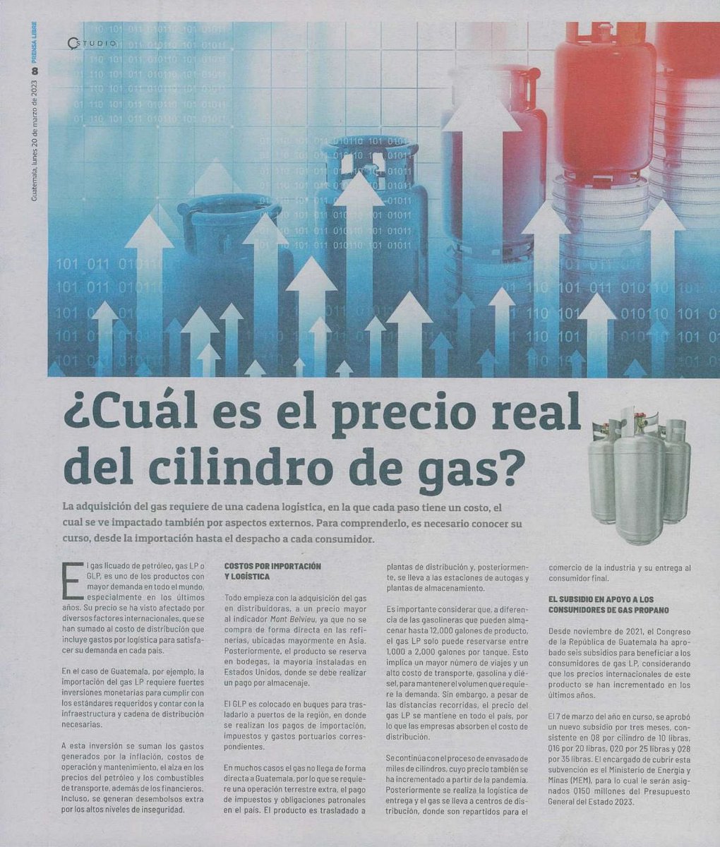 Melomanosgt's tweet photo. #OjoMelomanos ¿Cuál es #elPrecio real del #cilindrodegas en #Guatemala? ¿Por qué resulta tan caro q debe de tener un subsidio? https://t.co/nGsGVvQIDC