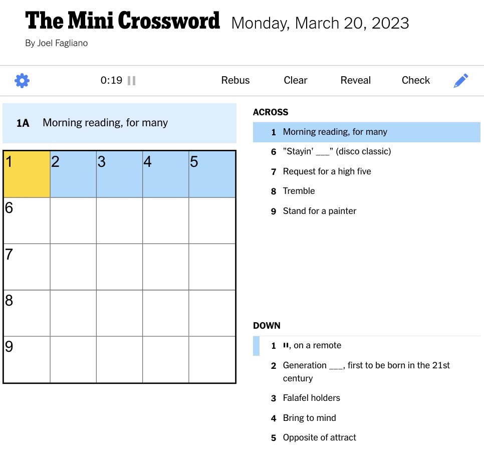 The Easiest Way To Solve Today'S Nyt Mini Crossword (August 12) - jli1ssb