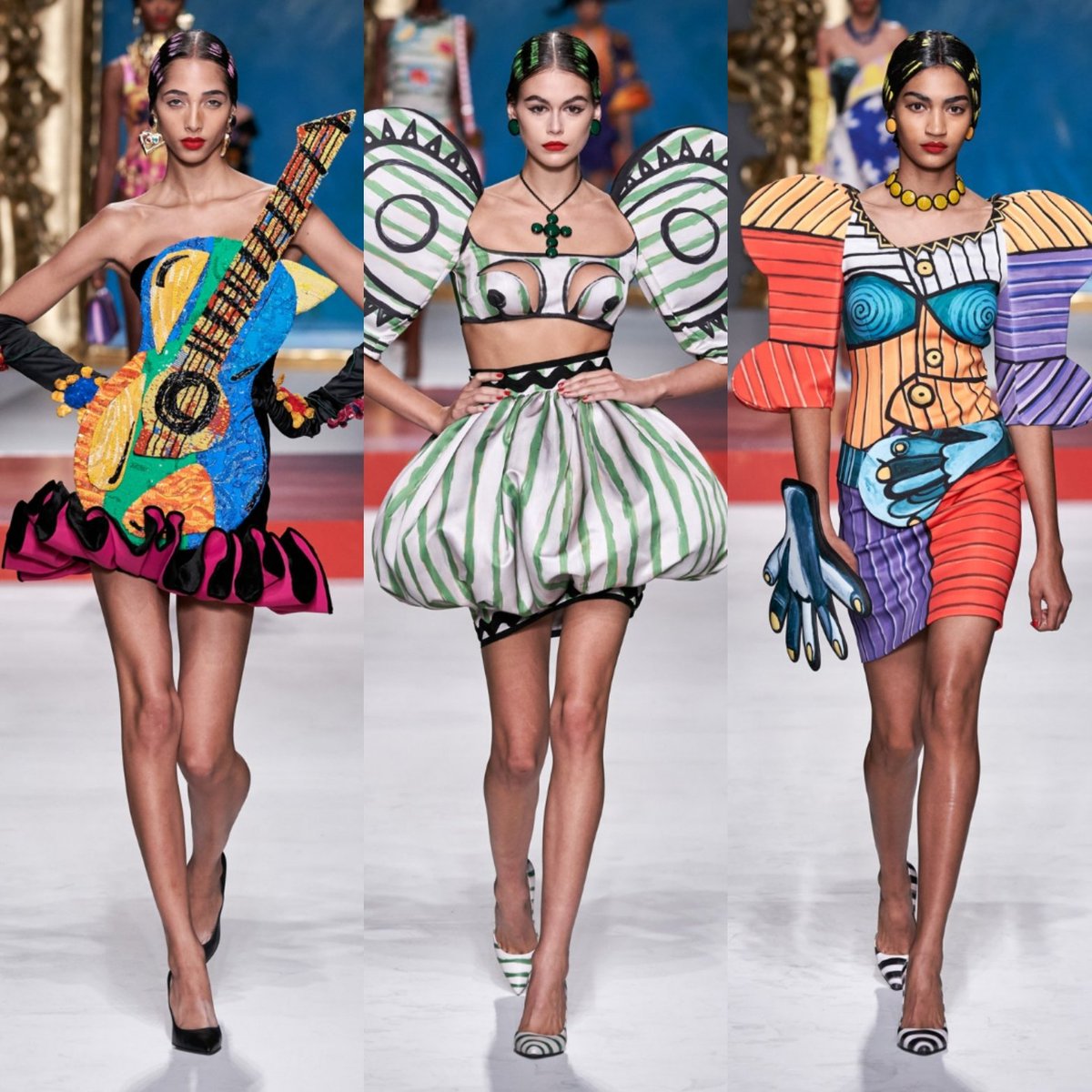 brownfashiongal's tweet photo. I loved &amp; lived for Jeremy Scott's Moschino. https://t.co/CGAHl2GCOl