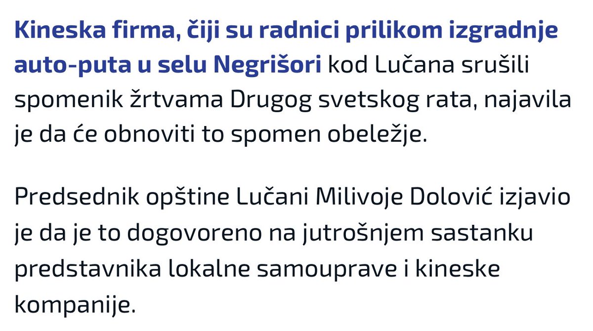 Još samo da saznamo kako se to tačno desilo.