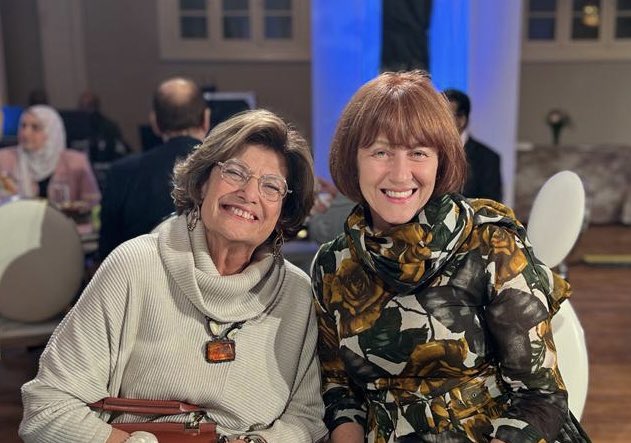 We’re celebrating tonight the achievements of the #NewtonMosharafa Fund, and the Embassy hall is full of brilliant scientists - but I am so delighted to have with us here Dr Salwa Mosharafa, daughter of Dr Ali Mustafa Mosharafa, friend of Einstein, genius of Egyptian science.