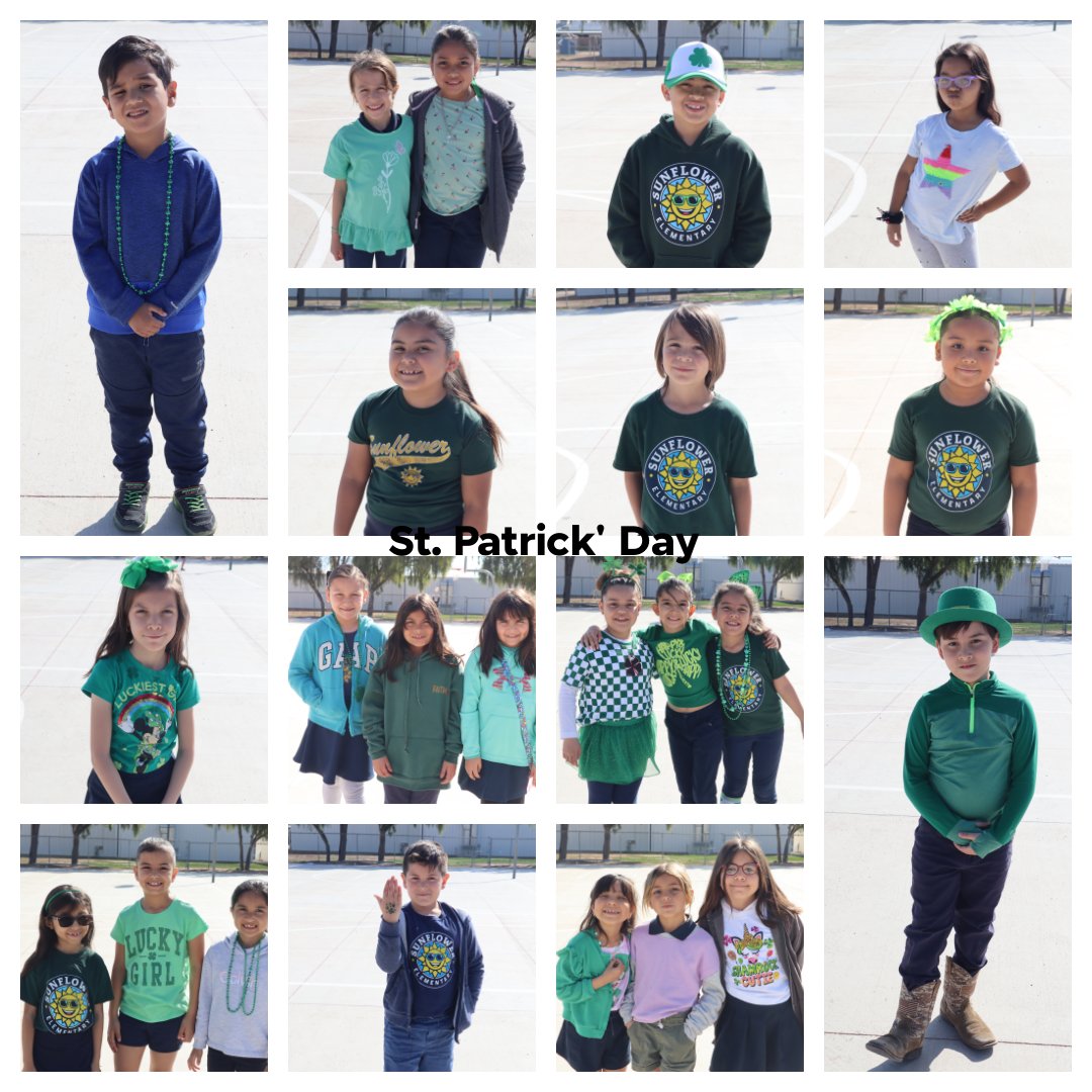 We had many students wearing green on Friday.  Here are some photos!