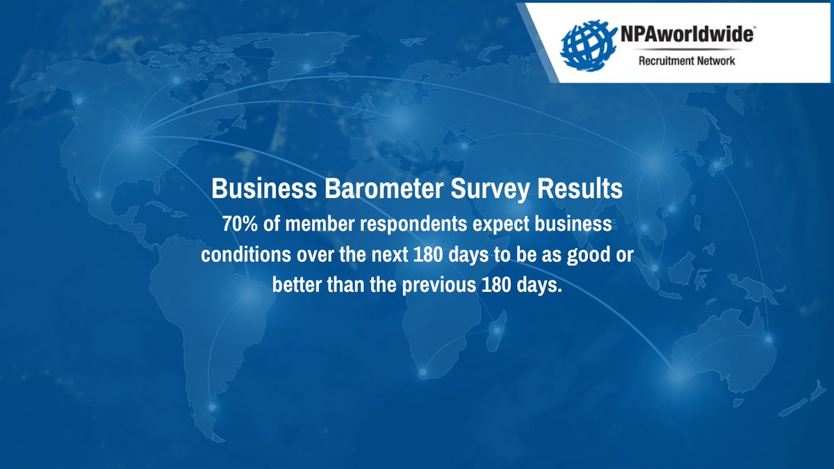NPAworldwide's tweet photo. Strong #recruitment verticals in our network include accounting, technology and manufacturing. #NPAworldwide members are optimistic about the next 180 days. https://t.co/SXfqwbpUXE https://t.co/Rg3GpAlByG