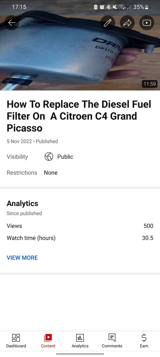 dobbyrepairs's tweet photo. Whoop, whoop, we have a new member of the #500view club on #youtube thanks to everyone who has watched it so far . If you haven't seen it yet, then check out the link https://t.co/VjgZrTu9bl https://t.co/oIrvFJk8NB