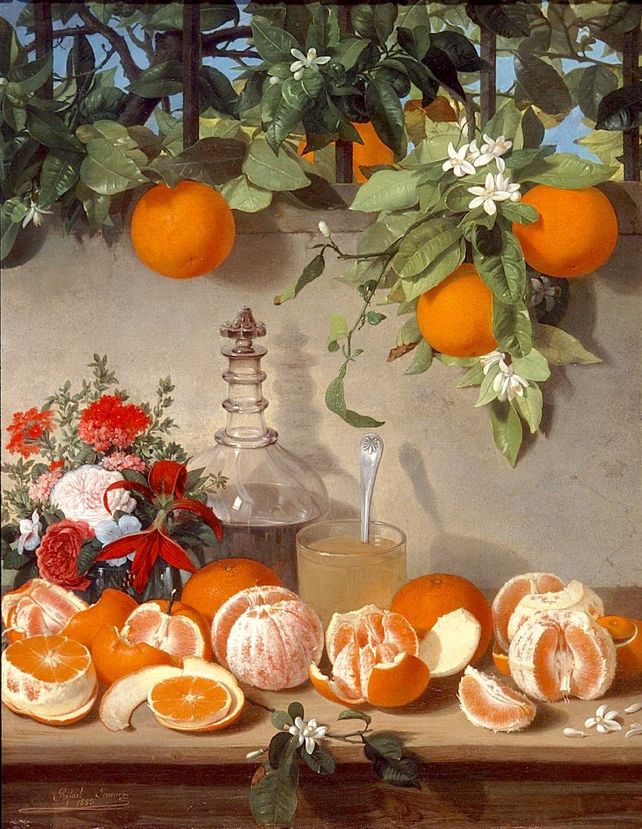 Hoy a las 22:24 comienza la primavera.🍊🌱🌞

“Bodegón de naranjas”, Rafael Romero Barros. 1863.