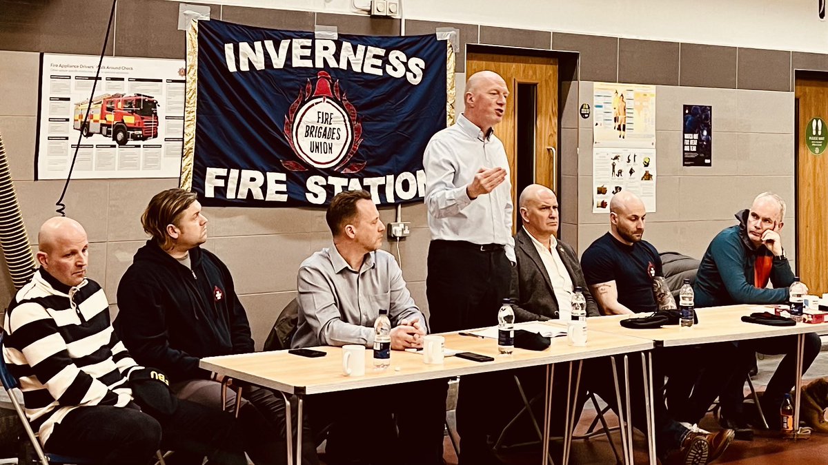 Looking back on last weeks events and would like to thank <a href="/MattWrack/">Matt Wrack</a> and <a href="/fbunational/">Fire Brigades Union</a> National Officer Tam McFarlane for visiting <a href="/FBUScotNorth/">FBU Scotland - North Area</a>. The Area Officials, branch reps and members really appreciate your attendance and words. We all look forward to your return ✊🏼