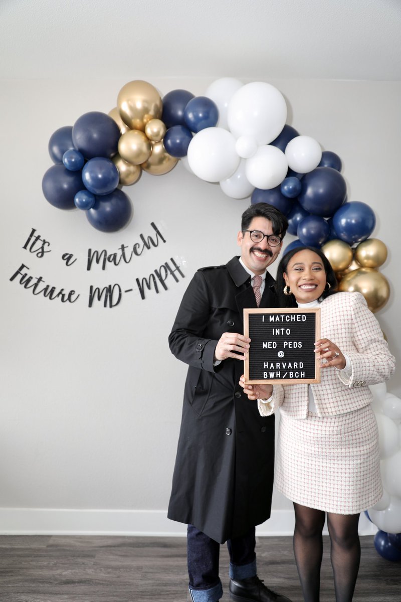 I am so excited to be a future internist and pediatrician! Special shout out to Saúl: my best teammate, partner, and friend! Thank you so much for sticking by my side through #Match2023. WE ARE GOING BACK TO BOSTON!  @BWH_BCH_MedPeds #DGSOMUCLA #MedTwitter #MP4L #MedPedsMatch
