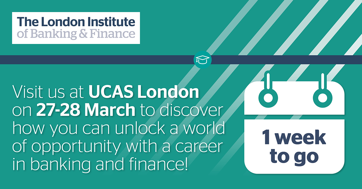 We'll be exhibiting at UCAS London on 27-28 March 2023!

We'd love to see you there to discuss all things degree programmes, studying in the heart of the city and how we can help you become job-ready when you graduate. Catch us as stand 105 next week!

#UCAS #London #careersfair