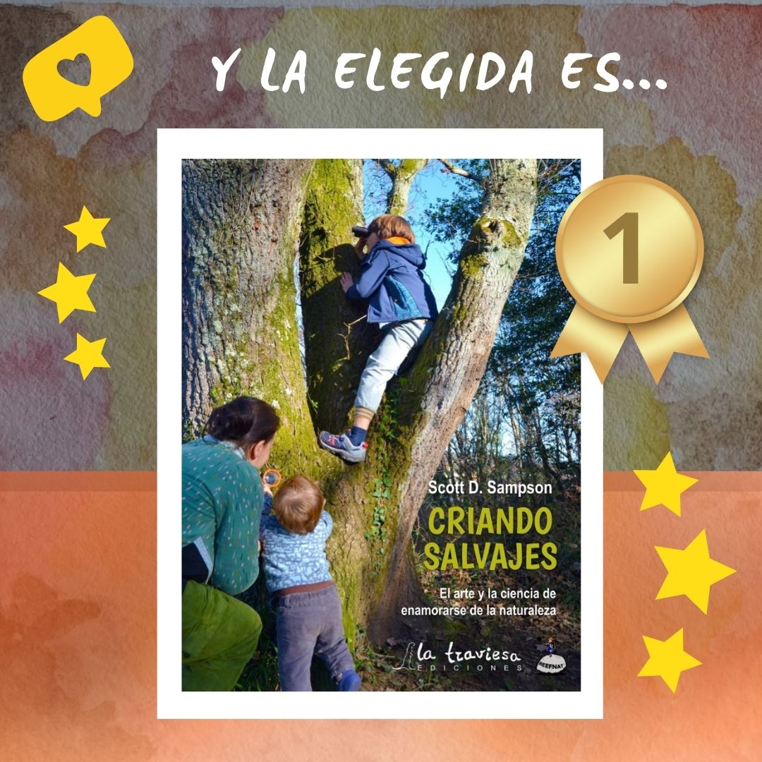 Es un placer presentaros la portada para #CriandoSalvajes📙 con <a href="/edufisicanatur/">REEFNAT</a>
"Cultivando el Asombro", como Miriam Carretero bautizó la propuesta, muestra un momento de conexión profunda en la #Naturaleza.  En breve os daremos + info, hasta entonces, un enorme GRACIAS.💚