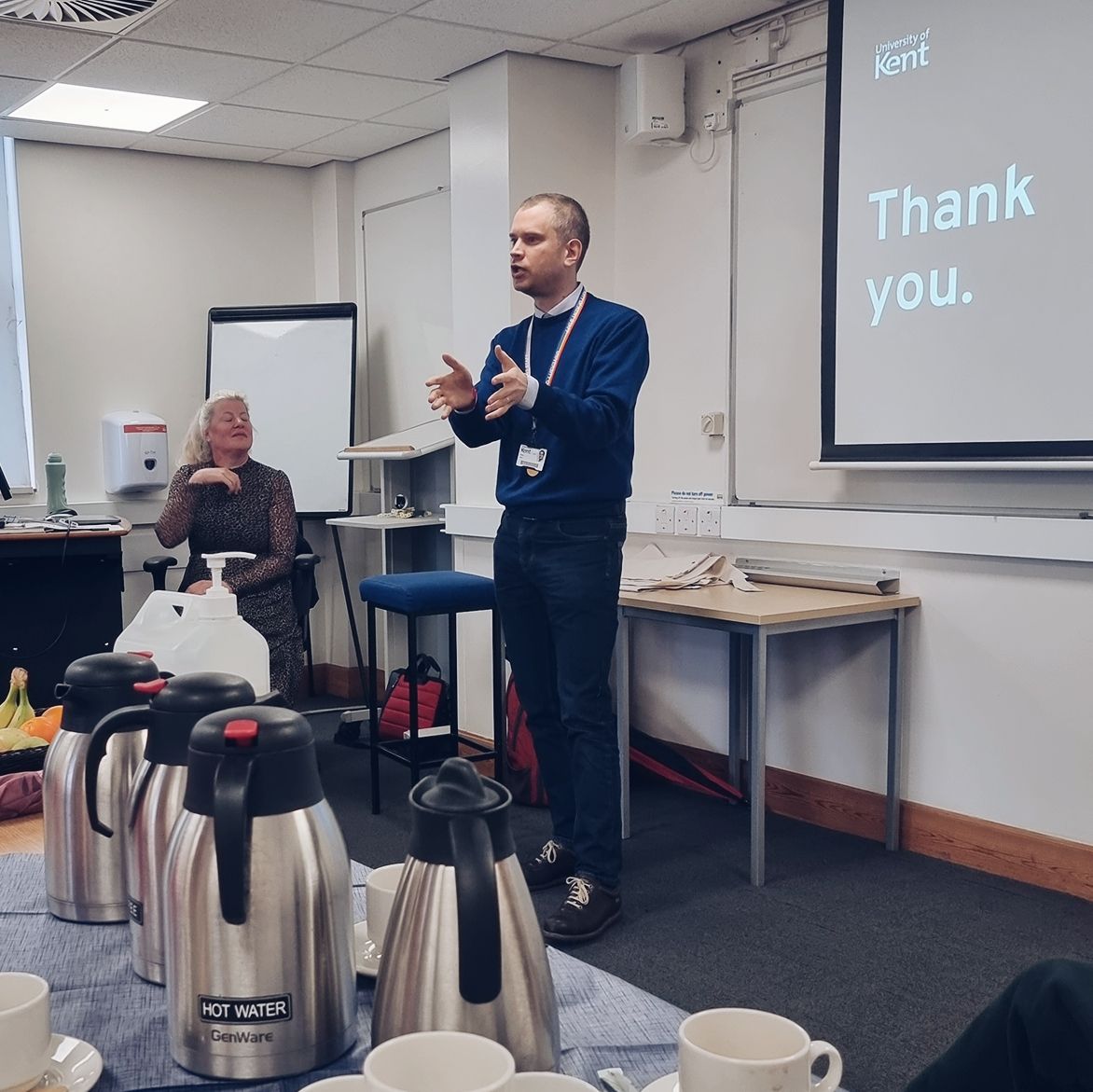 UniKentKEI's tweet image. There wasn&apos;t an empty seat at our #KnowledgeTransferPartnership event last week - proving how many University of Kent researchers are keen to get stuck into and champion KTPs! 👏

Thanks Terry from @innovateuk, Lina, Daniel and Phillipe for sharing your positive insights!