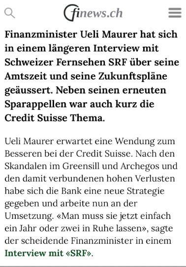 <a href="/SVPch/">SVP Schweiz</a> Uiuiuiuiui war der Ueli Maurer nicht bei der SVP, Totalversagen der SVP