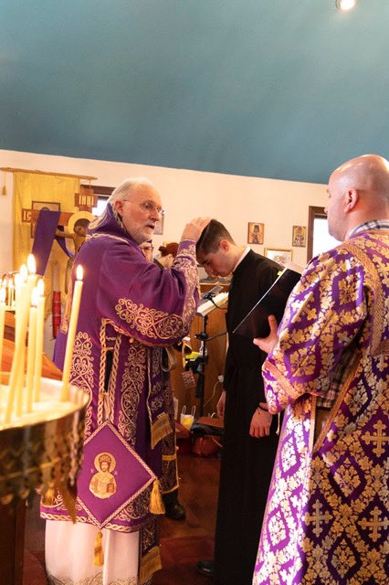 stmarksoca's tweet photo. On the Sunday of the Veneration of the Holy Cross, His Eminence, Archbishop Mark served the Divine Liturgy at St. Mark’s and tonsured Samuel Regen a Reader and ordained Reader Marek Szeliga a Subdeacon.  AXIOS! https://t.co/XGl5eV1Kal