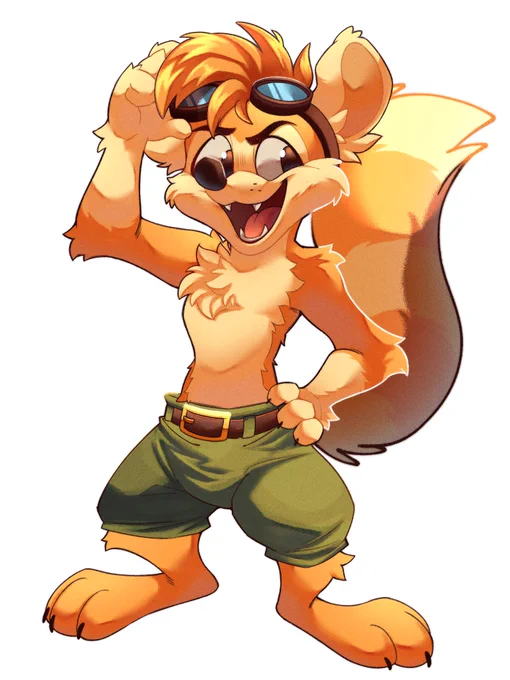 A comm I did for  of his oc, Tachi! He's so cute!<33 