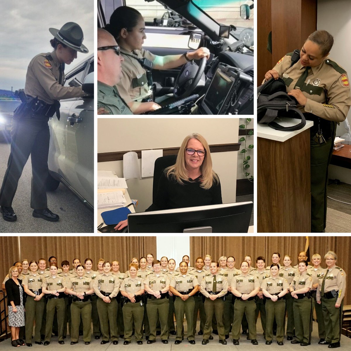 TNDeptofSafety's tweet photo. Every day the women of the @TNHighwayPatrol protect and serve Tennesseans by enforcing criminal and traffic laws, conducting investigations including identity crimes, performing special operations and tactical duties and much more. #WomensHistoryMonth #NationalWomensHistoryMonth https://t.co/26HQ1JugRQ